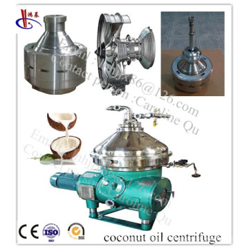 Centrifugador de disco totalmente automático de Dourable para a extração pressionada frio do óleo de coco